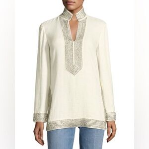 NWT Tory Burch Embellished Tory Tunic